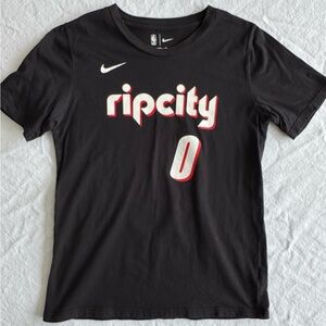Nike Kids Portland Trailblazers Damian Lillard Rip City T-Shirt Large